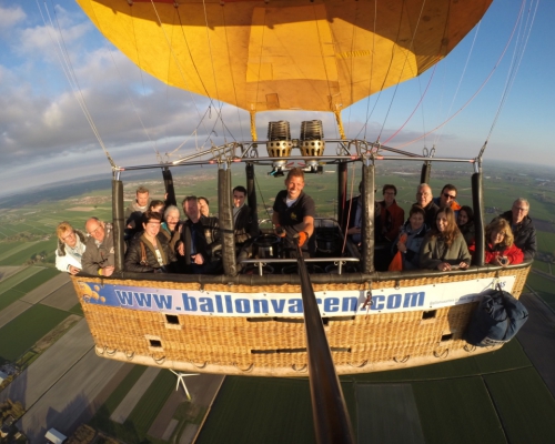 Ballonvlucht in Noord Holland vanaf Nieuwe Niedorp